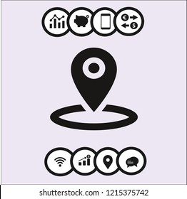 LOCATION VECTOR ICON