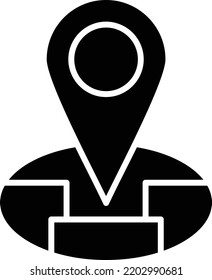 Location vector icon. Can be used for printing, mobile and web applications.