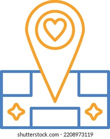 Icono de vector de ubicación. Se puede usar para imprimir, móviles y aplicaciones web.