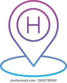 Location vector icon. Can be used for printing, mobile and web applications.