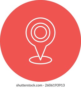 Location vector icon. Can be used for printing, mobile and web applications.