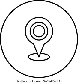 Location vector icon. Can be used for printing, mobile and web applications.