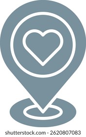 Icono de Vector de Locación. Se puede utilizar para aplicaciones de impresión, móviles y de Web.