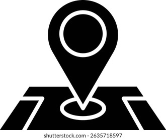 Icono de Vector de Locación. Se puede utilizar para aplicaciones de impresión, móviles y de Web.