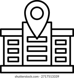 Standortvektorsymbol. Kann für Druck-, Mobil- und Web-Anwendungen verwendet werden.