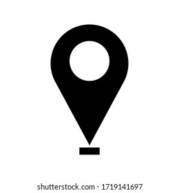 Icono de vector de ubicación para los pasos 10