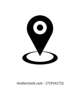 Icono de vector de ubicación para los pasos 10