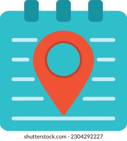 Location Vector Icon Flat Style