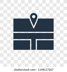 Location vector icon isolated on transparent background, Location transparency logo concept
