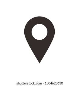 Location vector icon isolated,map pin,pin marker with flat style