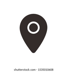 Location vector icon isolated,map pin,pin marker with flat style