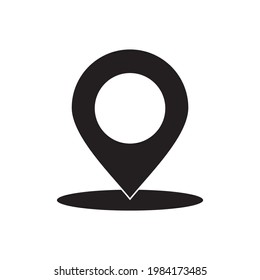 Location vector icon isolated,map pin,pin marker with flat style