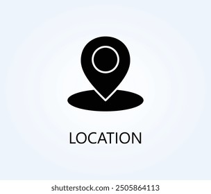 Location Vector, Icon Or Logo Sign Symbol Illustration