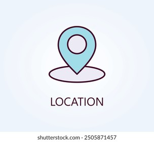 Location Vector, Icon Or Logo Sign Symbol Illustration