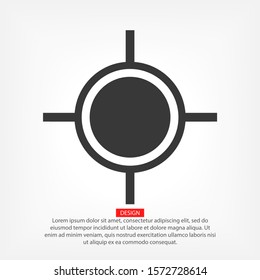 location Vector icon. Lorem Ipsum Flat Design
