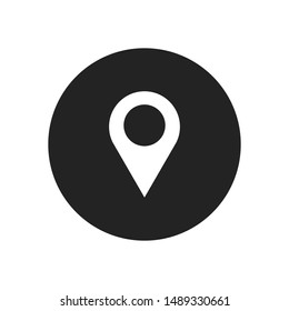 Location vector icon in modern design style for web site and mobile app