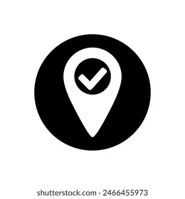 Location vector icon. Pin icon. Map pin illustration sign. point symbol. Position log