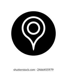 Location vector icon. Pin icon. Map pin illustration sign. point symbol. Position log