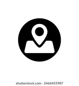 Location vector icon. Pin icon. Map pin illustration sign. point symbol. Position log