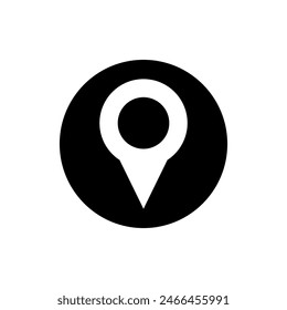 Location vector icon. Pin icon. Map pin illustration sign. point symbol. Position log