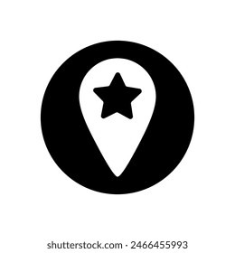 Location vector icon. Pin icon. Map pin illustration sign. point symbol. Position log