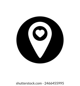 Location vector icon. Pin icon. Map pin illustration sign. point symbol. Position log