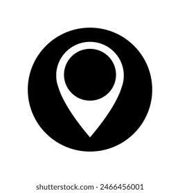 Location vector icon. Pin icon. Map pin illustration sign. point symbol. Position log