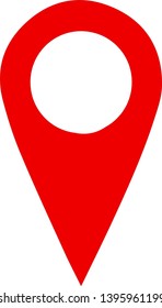 Location vector icon. Place symbol.