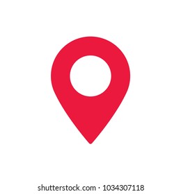 Location Vector Icon, Placeholder Symbol