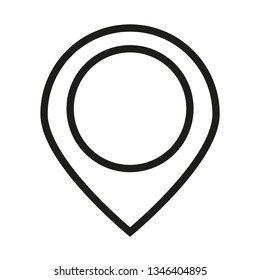 Location vector icon, placeholder symbol. PLACEHOLDER ICON