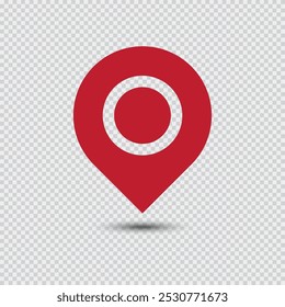 Vector de ubicación, conjunto de iconos de ubicación, icono de pin, icono de mapa, icono de ubicación