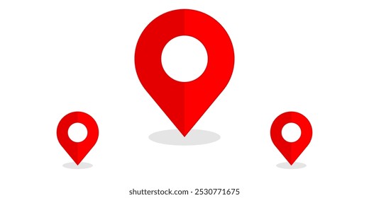 location vector, location icon set, pin icon, map icon, location icon