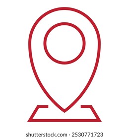 Standortvektor, Standortsymbolsatz, Pin-Symbol, Kartensymbol, Standortsymbol
