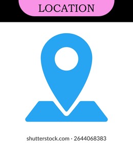 location vector icon set. point illustration sign collection. position symbol. place logo. colorful set of icons