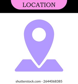 location vector icon set. point illustration sign collection. position symbol. place logo. colorful set of icons