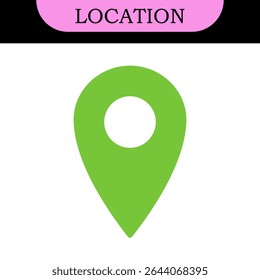 location vector icon set. point illustration sign collection. position symbol. place logo. colorful set of icons