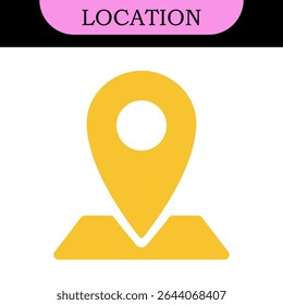 location vector icon set. point illustration sign collection. position symbol. place logo. colorful set of icons