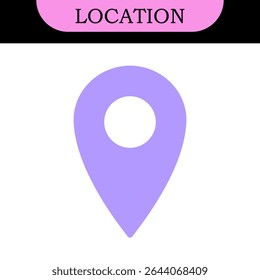 location vector icon set. point illustration sign collection. position symbol. place logo. colorful set of icons