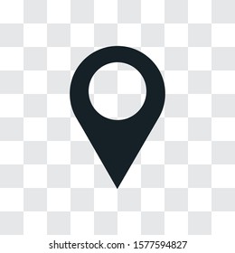 Location vector icon, simple sign for web site and mobile app.