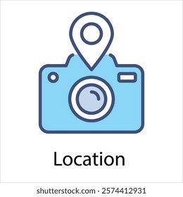 Location Vector icon stock illustration