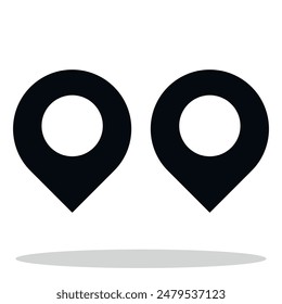 Icono de Vector de Locación. Diseño moderno para Sitio web y App móvil