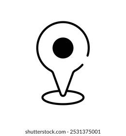 Iconos del vector de la Locación listos para usar Sitio web y móvil