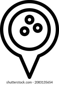 location vector illustration isolated on a transparent background . colour vector icons for concept or web graphics.
