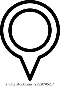 ilustración vectorial de ubicación aislada en iconos vectoriales de color de fondo transparente para conceptos o gráficos web.