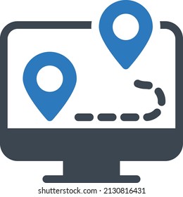 Lage, Vektorgrafik auf transparentem Hintergrund. Symbole in Premium-Qualität. Glyphen Vektorsymbol für Konzept und Grafikdesign.
