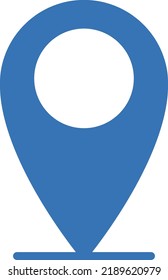 ilustración del vector de ubicación en un fondo transparente. Símbolos de calidad superior. Iconos vectoriales de glifos para diseño de conceptos y gráficos. 
