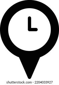 location Vector illustration on a transparent background.Premium quality symbols.Glyphs vector icon for concept and graphic design.