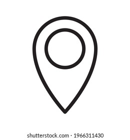 Location vector sketch icon isolated on white background. Location sketch icon for infographic, website or app.