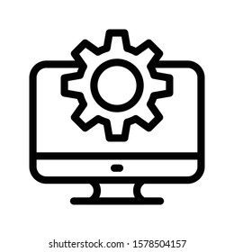location vector thin line icon 