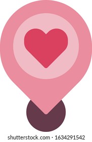 Location - Wedding icon set. High quality flat vector illustration for website and mobile application.